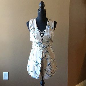 Calla Lily Printed Romper
